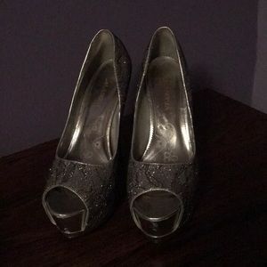 Silver heels